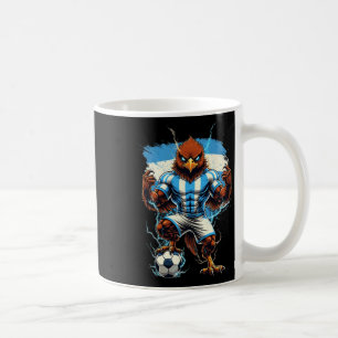 Argentina Soccer Fan Flag Vintage Pride Animal Bir Coffee Mug