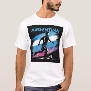 Argentina Soccer Fan T-Shirt   Football Pride   Wo