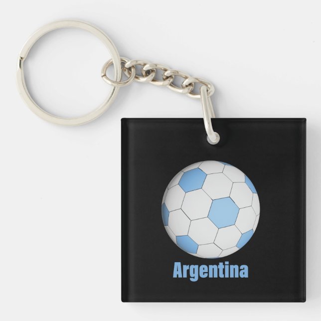 Argentina soccer  key ring (Front)