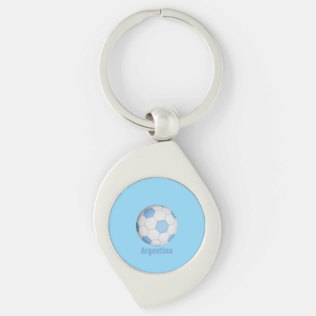 Argentina soccer key ring (Front)