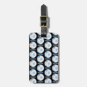 Argentina soccer  luggage tag