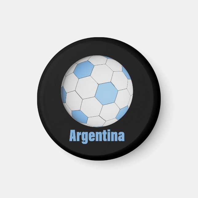 Argentina soccer  magnet (Front)