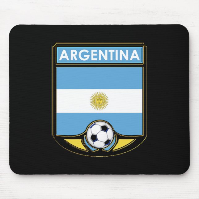 Argentina Soccer Mouse Mat (Front)
