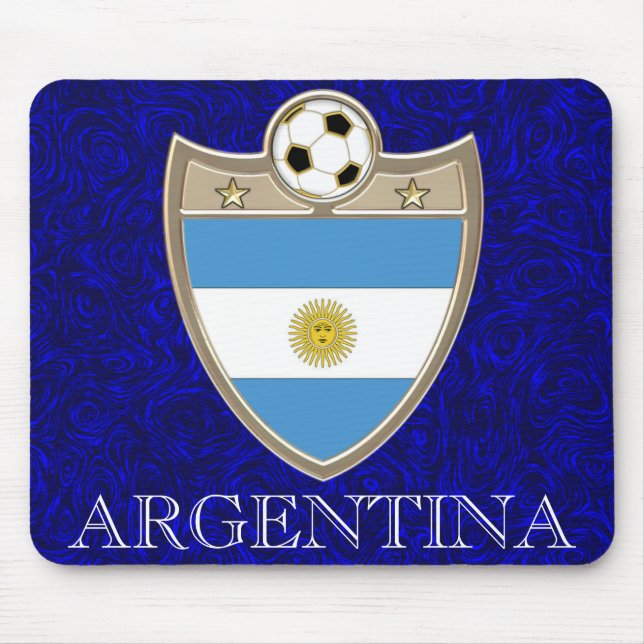 Argentina Soccer Mouse Mat (Front)