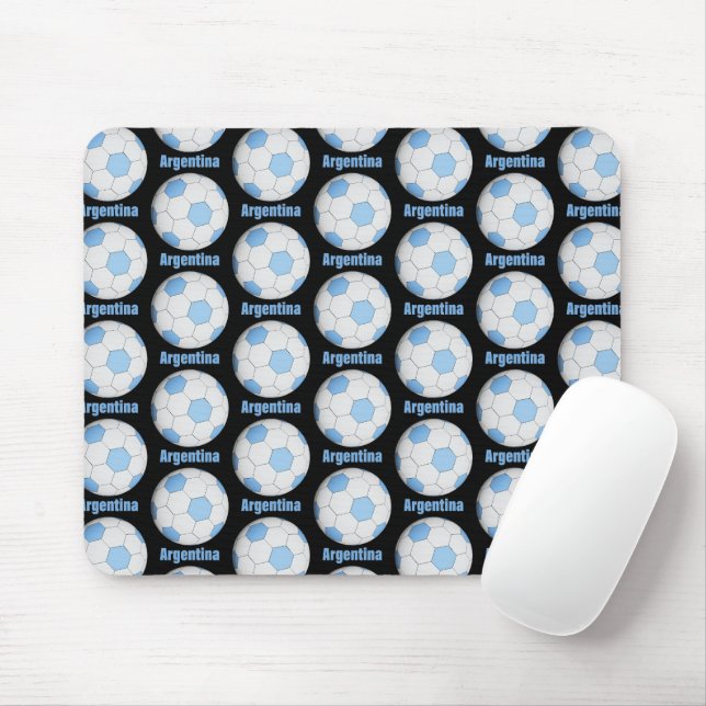Argentina soccer  mouse mat (With Mouse)