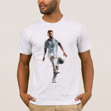 Argentina Soccer Player T-Shirt | Football Fan Gra