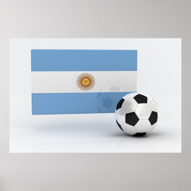 Argentina Soccer Poster (Front)