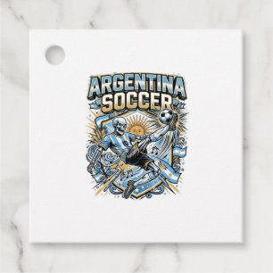Argentina Soccer Skeleton Striker Nations Poster S Favour Tags