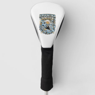 Argentina Soccer Skeleton Striker Nations Poster S Golf Head Cover