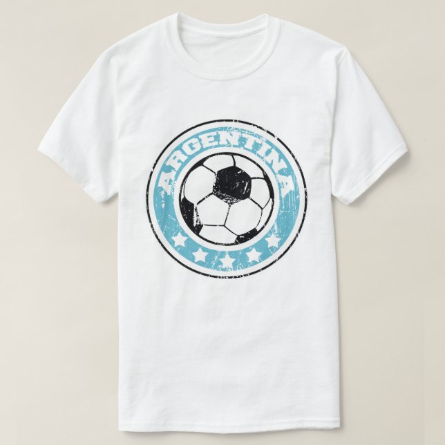 Argentina Soccer T-Shirt (Design Front)