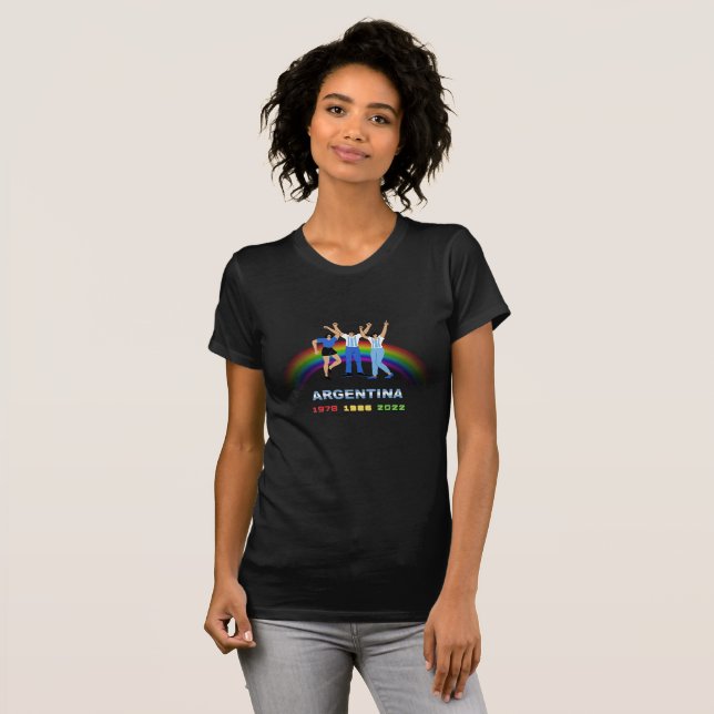Argentina Soccer  T-Shirt (Front Full)