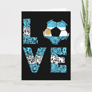 Argentina Soccer Team Argentina Love Ll Argentinia Card