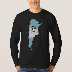 Argentina Soccer Team Argentinajersey 2022 Flag Vi T-Shirt