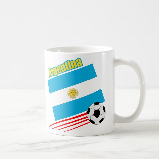 Argentina Soccer Team Coffee Mug (Right)