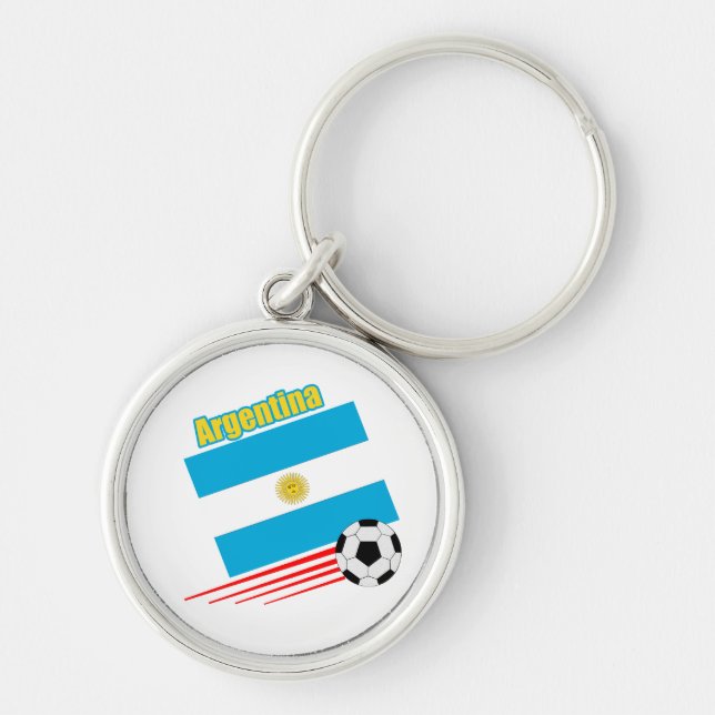 Argentina Soccer Team Key Ring (Front)