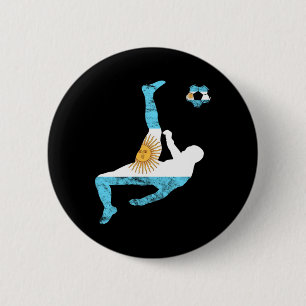 Argentina Soccer Team Sun Of May Buenos Aires Arge 6 Cm Round Badge