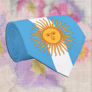 Argentina, Sol de Mayo & Argentina Flag / business Tie