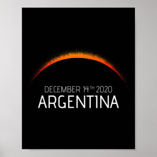 Argentina solar eclipse 2020 Argentina solar eclip Poster