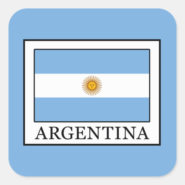 Argentina Square Sticker (Front)