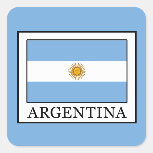 Argentina Square Sticker (Front)