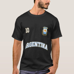 Argentina Team Sports Number 10 Soccer Argentinian T-Shirt