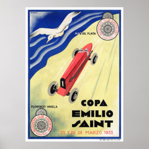 Argentina Vintage Travel Poster Restored