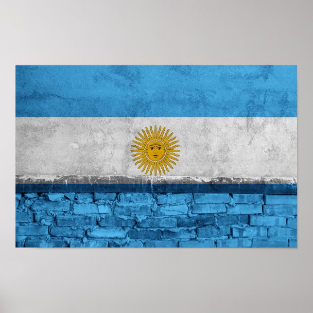 Argentina wall flag poster (Front)