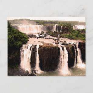 Argentina Waterfalls Postcard