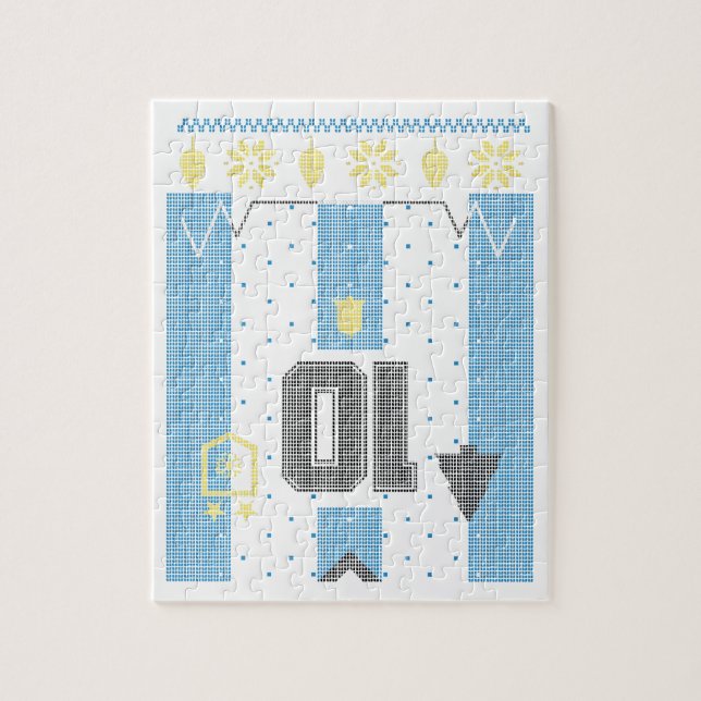 Argentina World Champion Jigsaw Puzzle (Vertical)