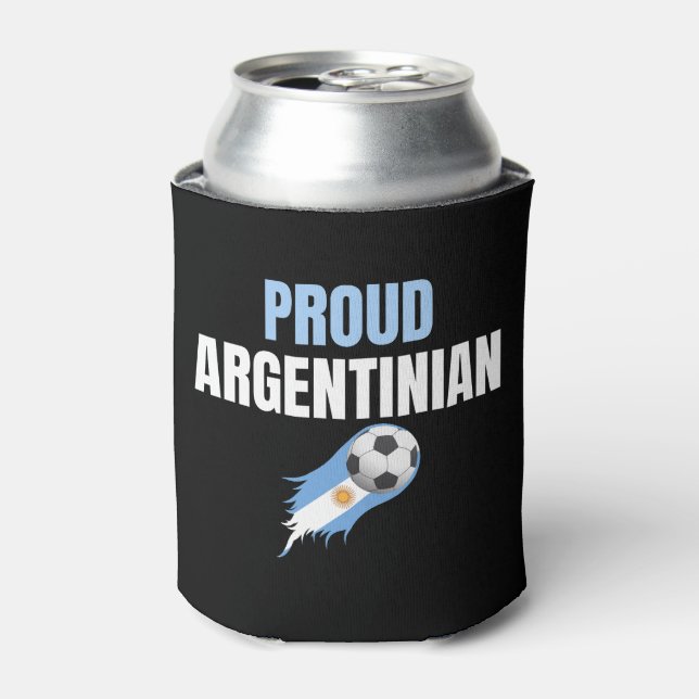 Argentina World Cup Champions 2022 Proud Can Cooler (Can Front)