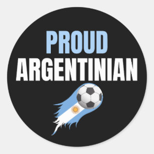 Argentina World Cup Champions 2022 Proud Classic Round Sticker