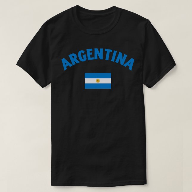 Argentina World Cup Soccer T-Shirt (Design Front)