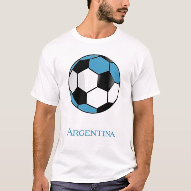 Argentina World Cup Soccer T-Shirt (Front)