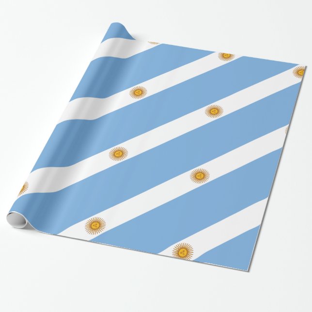Argentina Wrapping Paper (Unrolled)