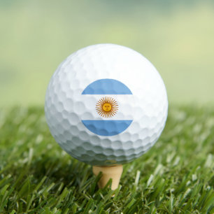 Argentine Flag, Flag of Argentina Golf Balls