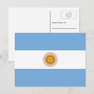 Argentine Flag, Flag of Argentina Postcard