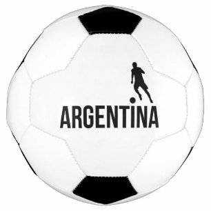 Argentine Flag soccer player uses dot as a ball