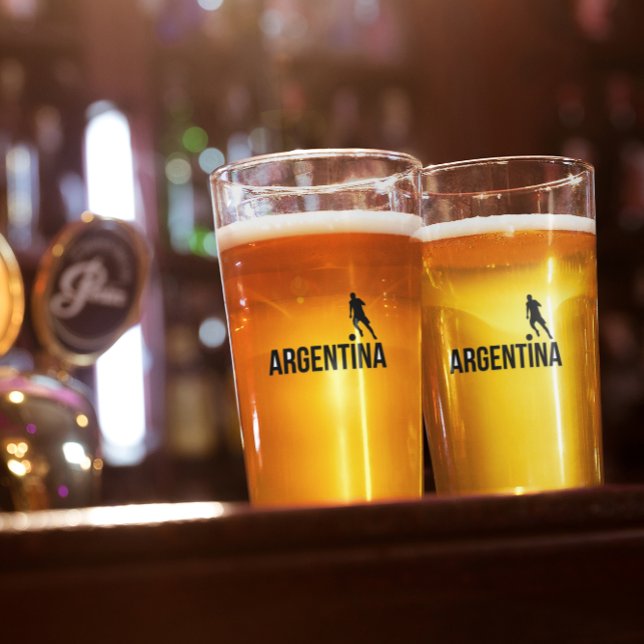 Argentine Flag soccer player uses dot as a ball  Glass (Creator Uploaded)