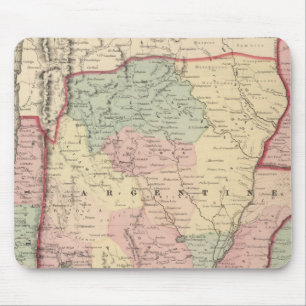 Argentine Republic, Chilli, Uruguay and Paraguay Mouse Mat