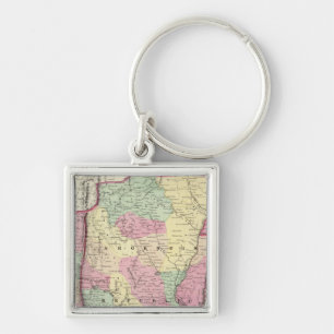 Argentine Republic, Chilli, Uruguay & Paraguay Key Ring
