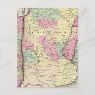 Argentine Republic, Chilli, Uruguay & Paraguay Postcard