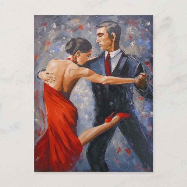 Argentine tango postcard (Front)