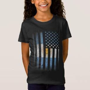 Argentinian American Flag Argentina Usa Argentine T-Shirt