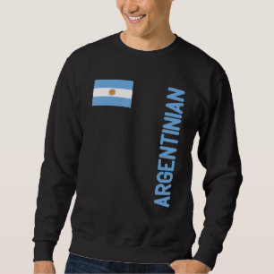 Argentinian Flag And Argentina Roots Sweatshirt