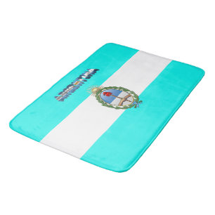 Argentinian flag bath mat