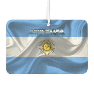 argentinian flag car air freshener