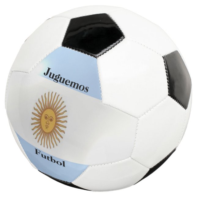 Argentinian Flag Design Football (Three Quarter)