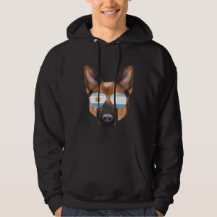 Argentinian Flag German Shepherd Dog Argentina Poc Hoodie