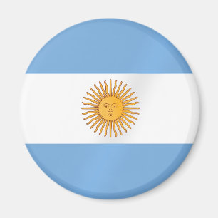 Argentinian flag of Argentina Albicelestes Gifts Magnet