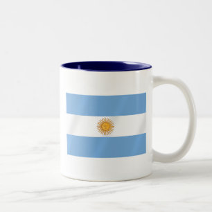 Argentinian flag of Argentina Albicelestes Gifts Two-Tone Coffee Mug